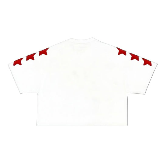 THE SACRED WALK TEE CROP TOP