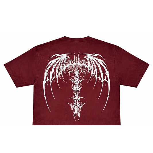 REBEL SOUL TEE CROP TOP